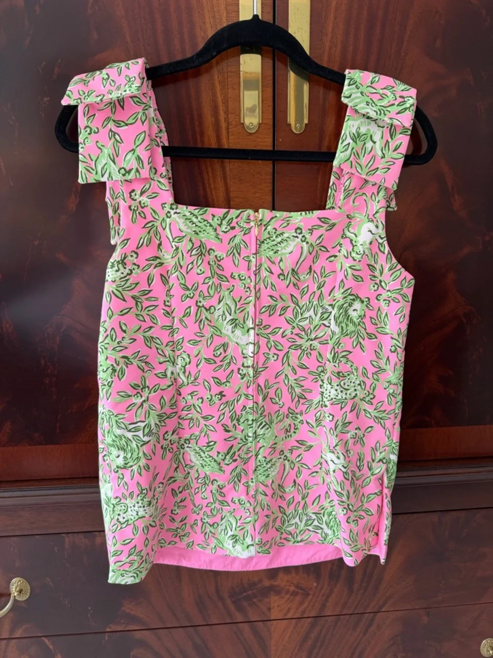 Lilly Pulitzer Anders Tunic Alista Shorts Set Mane Character Energy 4 S